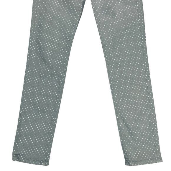 Adriano Goldschmied AG Pants Womens Size 26 R Gray Polka Dot Stevie Ankle Jeans - Picture 4 of 15